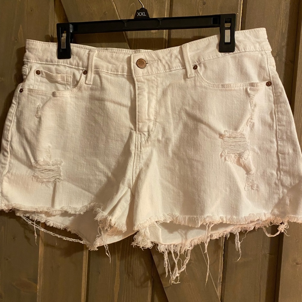 Levi Strauss & Co Womens Distressed Jean Shorts